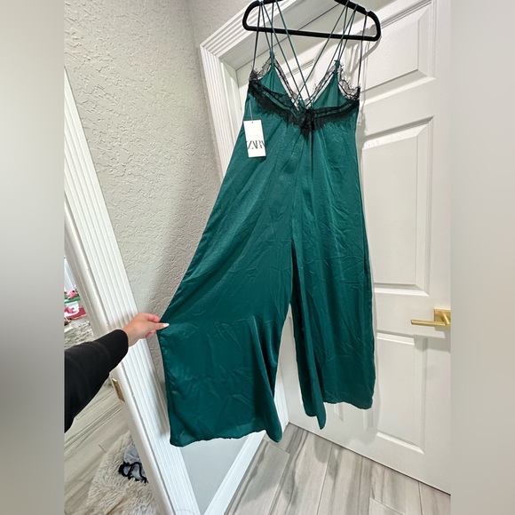 ‼️NWT‼️✨ZARA✨💚jumpsuit💚 - Picture 5 of 5